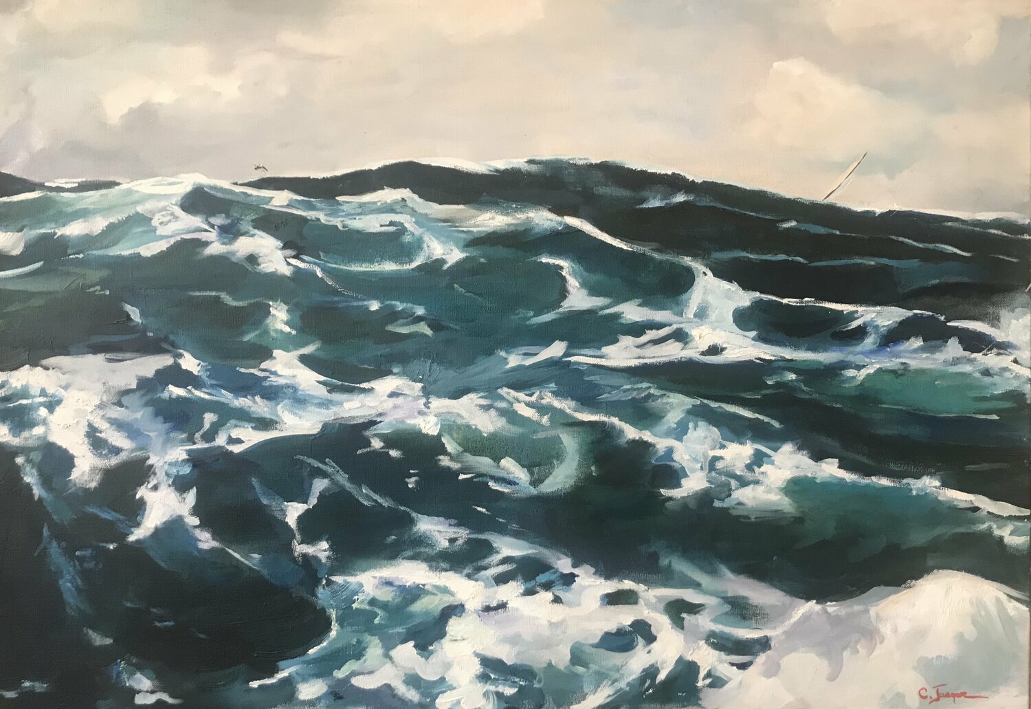 Pleine mer Cécile Guth