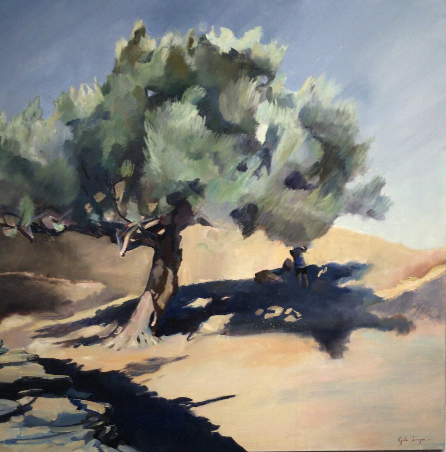 Olivier dans le vent II Cécile Guth