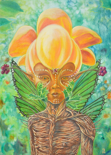 Hada Michay by Jorge Bernard, Painting for Sale on Singulart