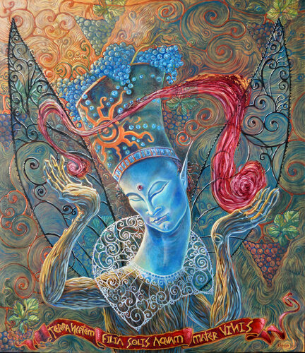 Hada Vinífera by Jorge Bernard, Painting for Sale on Singulart