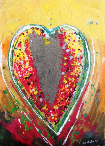 La costruzione di un amore di Giuseppe Zumbolo, Pittura in vendita su Singulart