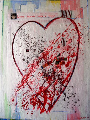Lettere d'amore scritte a mano di Giuseppe Zumbolo, Pittura in vendita su Singulart