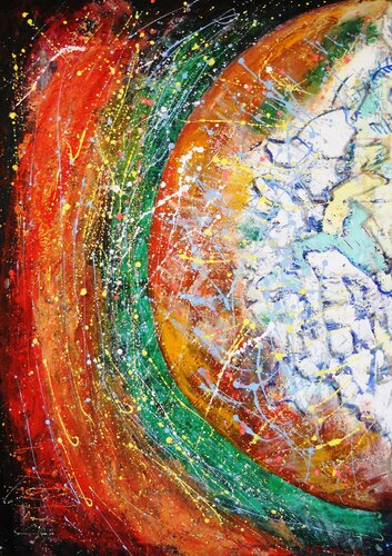 Terra e cielo di Giuseppe Zumbolo, Pittura in vendita su Singulart