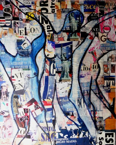 La danza metropolitana von Giuseppe Zumbolo, Malerei kaufen auf Singulart