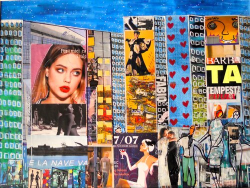 Vetrine metropolitane. par Giuseppe Zumbolo, Peinture en vente sur Singulart