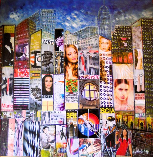 Men in the cityes - L'ordine incostituito delle cose by Giuseppe Zumbolo, Painting for Sale on Singulart
