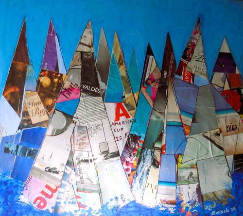 America' s Cup 2025 von Giuseppe Zumbolo, Malerei kaufen auf Singulart