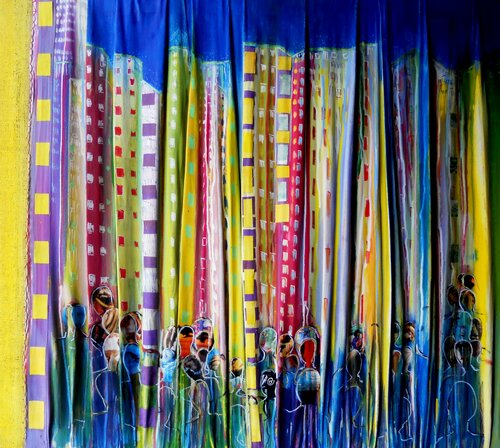 Men in the cities von Giuseppe Zumbolo, Malerei kaufen auf Singulart