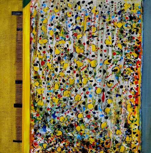 Sipario giallo van Giuseppe Zumbolo, Schilderij te koop op Singulart