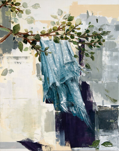 El reboso de mi abuela by Arlén Sánchez, Painting for Sale on Singulart