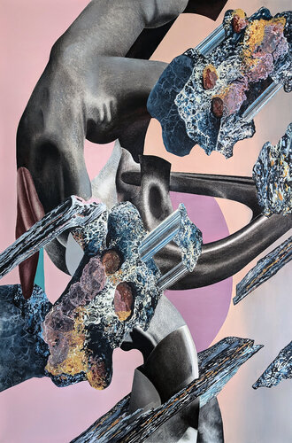 Folding The Moon by Anthony Tremmaglia, Painting for Sale on Singulart
