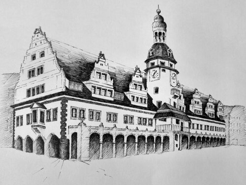 Landschaften - Skizze by Jörg Kuplens, 油畫 for Sale on Singulart