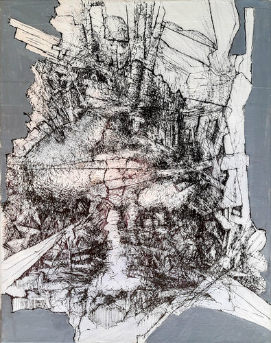 lost spaces #7 par Jörg Kuplens, Dessin en vente sur Singulart