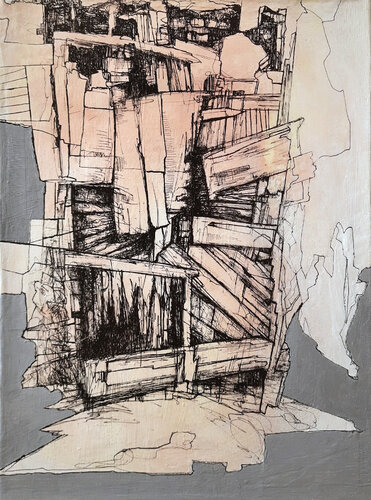 lost spaces #8 by Jörg Kuplens, 素描 for Sale on Singulart