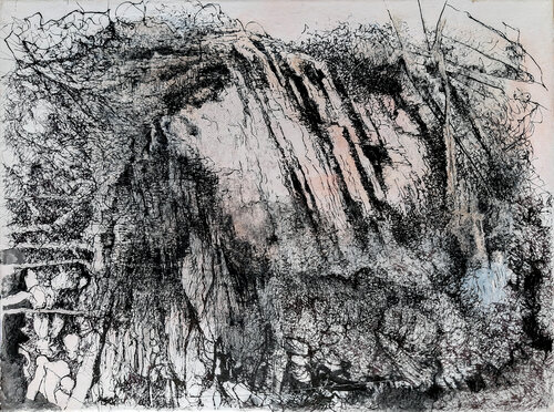 forest vacation #03 by Jörg Kuplens, 素描 for Sale on Singulart