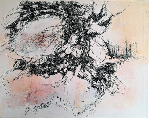 At the glade by Jörg Kuplens, 素描 for Sale on Singulart