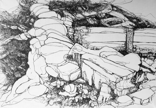 Sacrifice #1 by Jörg Kuplens, Drawing for Sale on Singulart