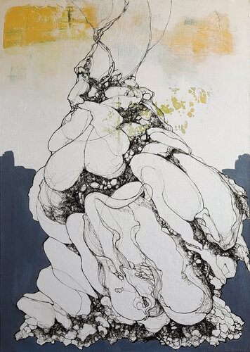 shapes on the wall #1 par Jörg Kuplens, Dessin en vente sur Singulart