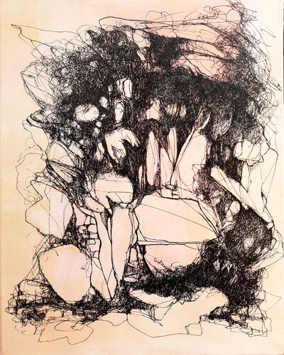 in the mountains #03 di Jörg Kuplens, Disegno in vendita su Singulart