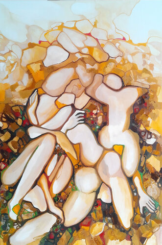 Sun Goes Down - The Last Day of Summer #1 par Jörg Kuplens, Peinture en vente sur Singulart
