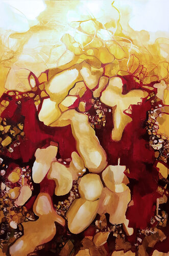 Sun Goes Down di Jörg Kuplens, Pittura in vendita su Singulart