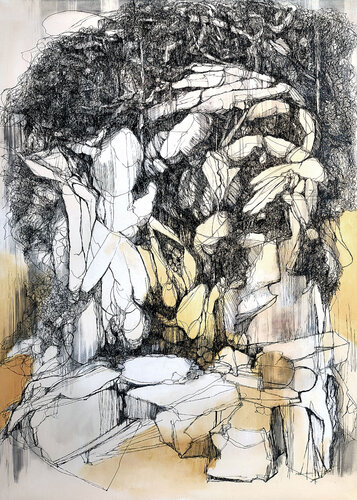 Origins in Silence by Jörg Kuplens, Drawing for Sale on Singulart