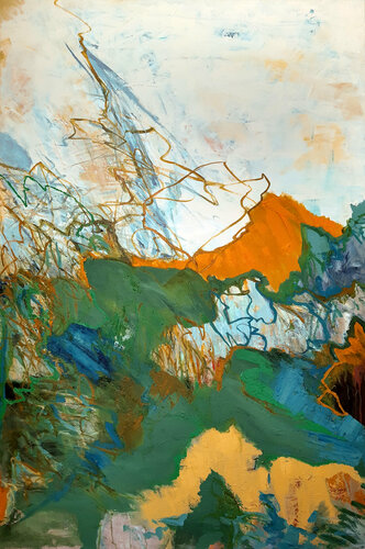 mountaintop #1 by Jörg Kuplens, 油畫 for Sale on Singulart