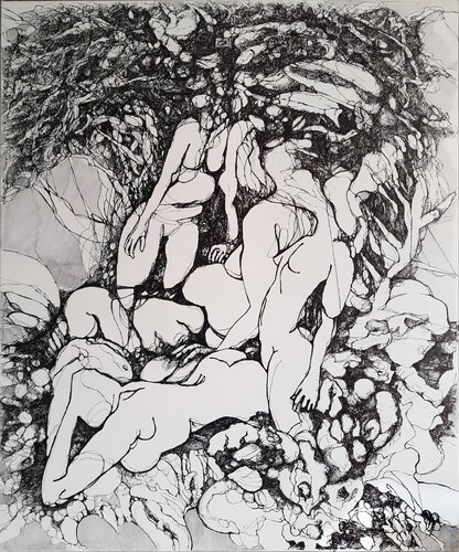 Linger at the Forest Seam di Jörg Kuplens, Disegno in vendita su Singulart