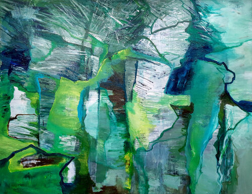 On my walk through the forest. The way is still far. I'm talking to myself. Jörg Kuplens