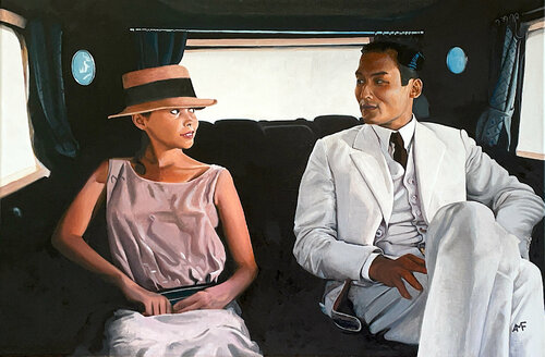 Scène culte 24 - L'Amant di Arnaud Feuga, Pittura in vendita su Singulart