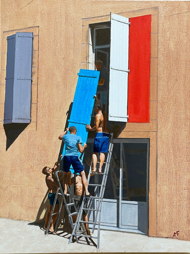 Reconstruction de Arnaud Feuga, Pintura a la venta en Singulart