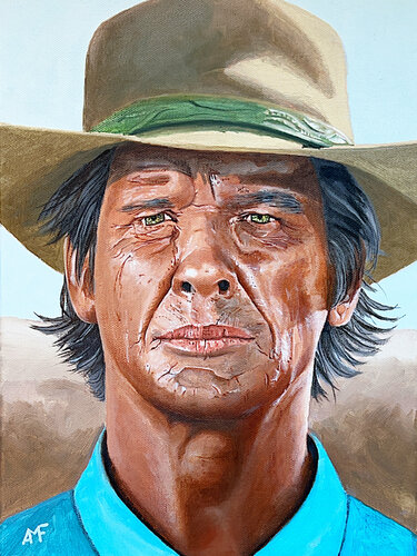 Belle gueule 25 di Arnaud Feuga, Pittura in vendita su Singulart