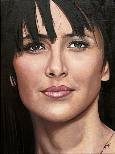 Belle gueule 26 - Sophie Marceau de Arnaud Feuga, Pintura a la venta en Singulart