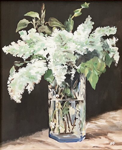 Lilas blancs von Arnaud Feuga, Malerei kaufen auf Singulart