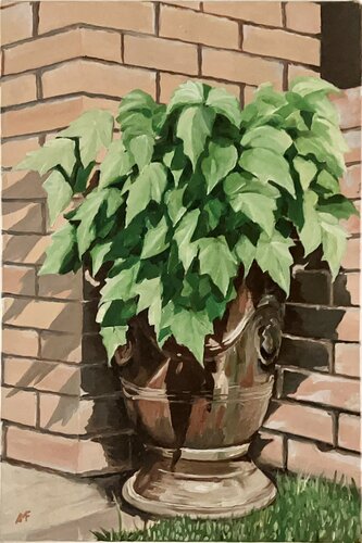 Potiche au Mazet di Arnaud Feuga, Pittura in vendita su Singulart