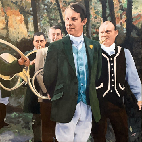 À la chasse van Arnaud Feuga, Schilderij te koop op Singulart