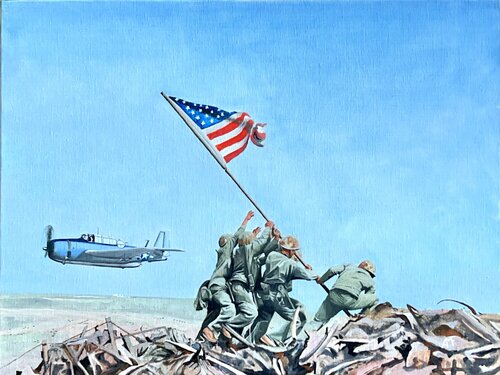 Iwo Jima di Arnaud Feuga, Pittura in vendita su Singulart