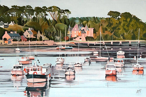 La ria du Conquet 2 von Arnaud Feuga, Malerei kaufen auf Singulart