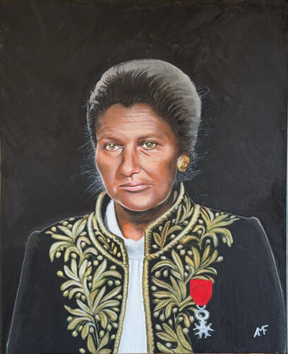 Simone Veil von Arnaud Feuga, Malerei kaufen auf Singulart