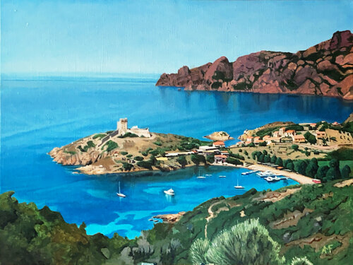 Girolata de Arnaud Feuga, Pintura a la venta en Singulart