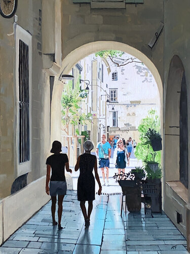 Rue Voltaire de Arnaud Feuga, Pintura a la venta en Singulart