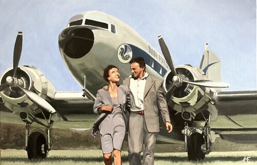 Edith et Marcel de Arnaud Feuga, Pintura a la venta en Singulart