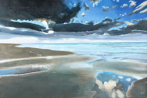 Rivage 4 di Arnaud Feuga, Pittura in vendita su Singulart