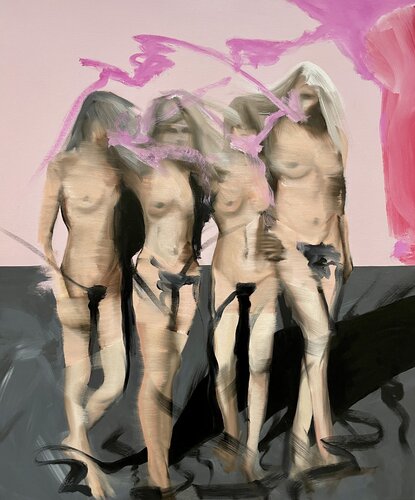 4 NUDES van Michael Kopplstätter, Schilderij te koop op Singulart
