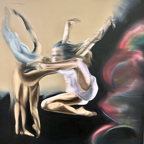 Flaming Dance van Michael Kopplstätter, Schilderij te koop op Singulart