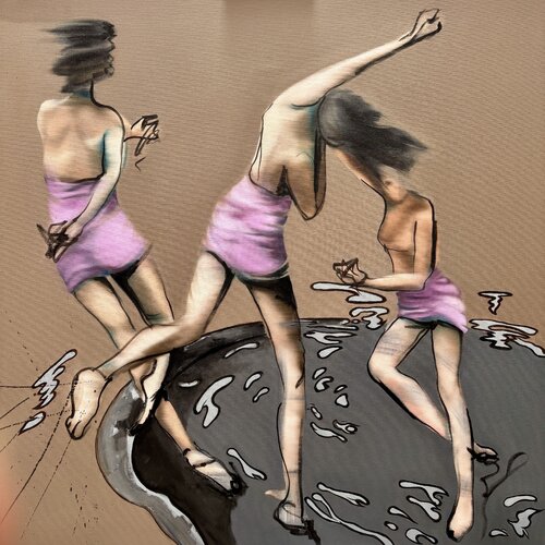 THE THINGS THAT FLOAT van Michael Kopplstätter, Schilderij te koop op Singulart