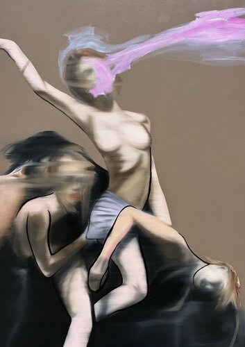 LIKE PHOENIX FROM THE DARKNESS van Michael Kopplstätter, Schilderij te koop op Singulart