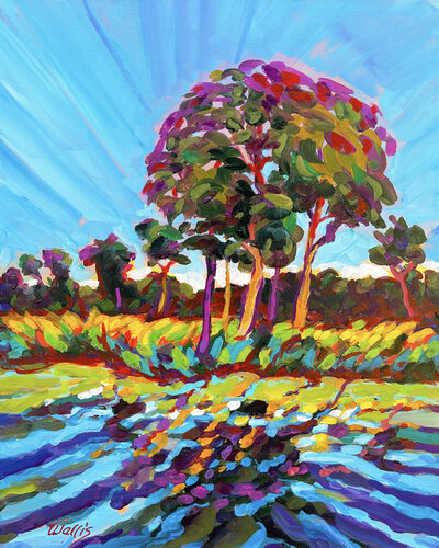 At The Water's Edge di Charles Wallis, Pittura in vendita su Singulart