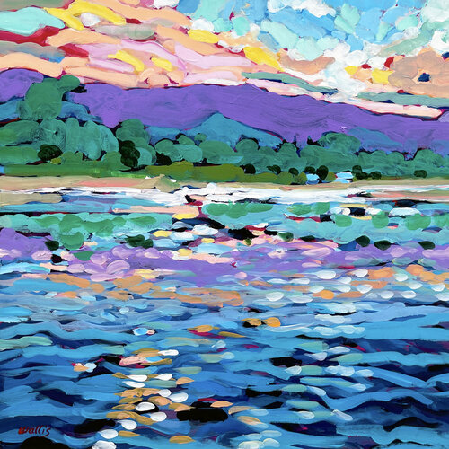 Shoreline Impressions von Charles Wallis, Malerei kaufen auf Singulart
