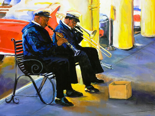 New Orleans Street Jazz Charles Wallis